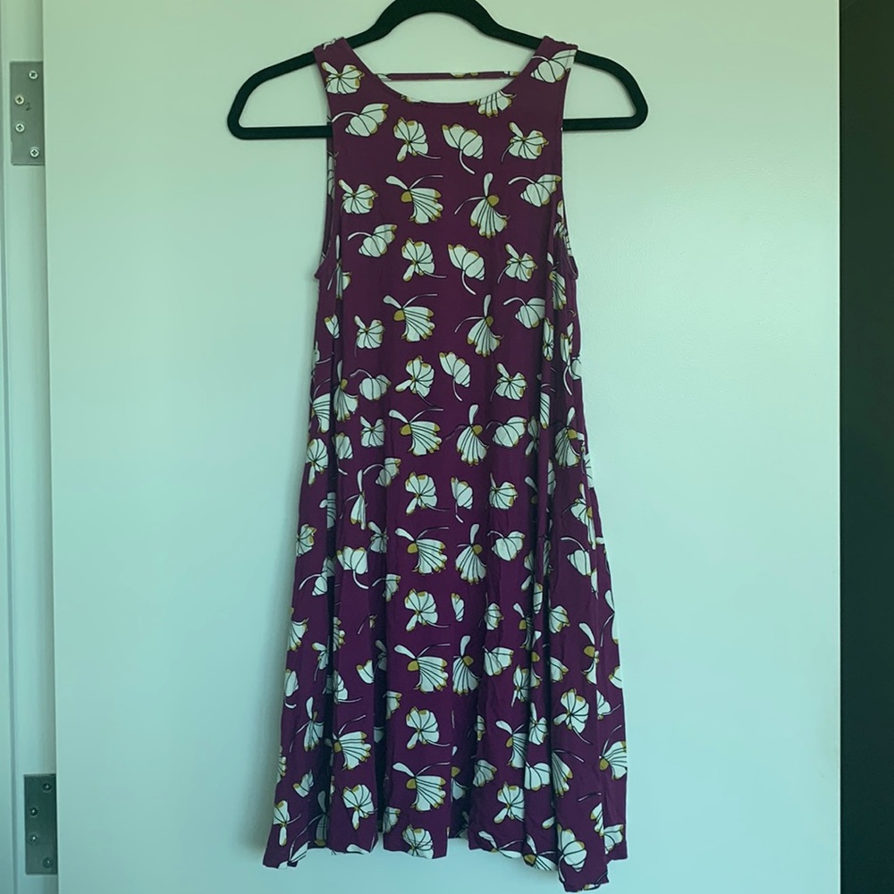 Ava Sky Shift Dress (Purple)